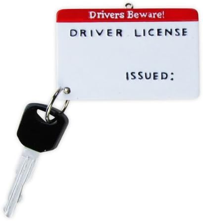 PolarXNew Driver License Christmas Ornament