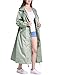 Buauty Women Stylish Waterproof Rain Coat Hooded Trench Coats for Unisex Lightweight Rain Jacket