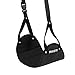 PRAVETTE Ergonomic Foot Rest (Travel, Airplane) - Black