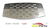 Hongso SPG081 (1-pack) Stainless Steel Heat Plate Replacement for Great Outdoors D450, Great Outdoors DC450, Great Outdoors DG450 Gas Grill Models