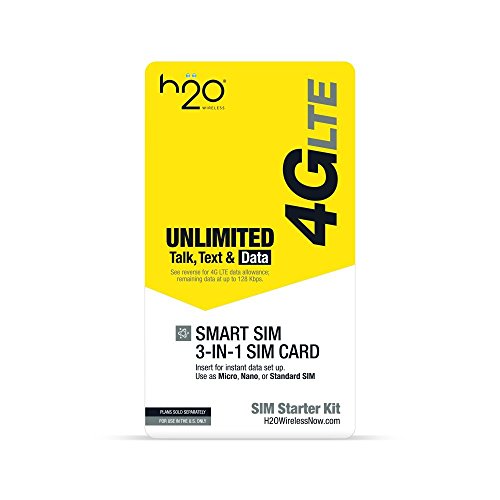 H2o 3-in-1 SIM Card - 3 Pack