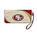 Littlearth San Francisco 49ers NFL Curve Zip Organizer Wallet