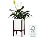 Mid Century Modern Plant Stand, Tall Bamboo Plant Stand Indoor -Stylish Modern Plant Holder with Soft Feet -Eco-Friendly, Solid, Elegant, Wooden Mid Century Plant Stand 10