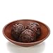 Hosley 11.8 Inch Diameter Wood Finish Decorator Bowl Ideal for Dried Floral Arrangements with Orbs Potpourri or Just as Decor Ideal Gift for Weddings or Special Occasions O3