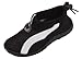 starbay Kid's Black Athletic Water Shoes Aqua Socks with White Streak Size 4