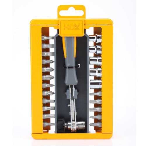 HDX 1/4 in. Driver Set (23-Piece)