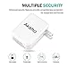 Akaho iPhone Charger ,4.8A 24W Dual USB Wall Charger Portable Travel ,with Foldable Plug + 6FT Apple Lightning Cable charging cord for iPhone 7/ 7Plus, 6S/ 6S Plus, 6/ 5S/ SE/ 5/ 5C,iPad Air,Mini,Pro