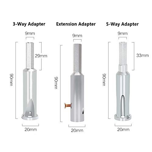 image for Yakamoz 3-Way 5-Way Wire Stripping Twisting Tool Wire Stripper and Twi