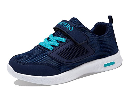 Boys Girls Lightweight Tennis Shoes Kid s Breathable Casual Running Sneakers Anti-Collision Toe