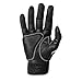 Mizuno Women's 2016 Finch Batting Gloves (Pair), Black/White, Large