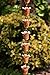 Monarch Pure Copper Tulip Cup Rain Chain, 8-1/2-Feet Length