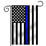 Thin Blue Line American 12.5 x 18-Inch Garden Flag