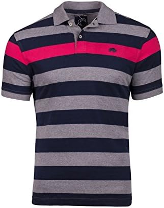 Raging Bull Irreg Stripe Polo