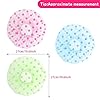 Shower-Caps-3-Packs-Waterproof-Shower-Cap-for-Women-Reusable-Shower-Hat-Bath-Caps-with-Elastic-Band-Large-Plastic-Long-Hair-Environmental-Protection-Hats-for-Ladies-Girls-Kids-Spa-Salon Shower Caps 3 Packs, Waterproof Shower Cap for Women Reusable Shower Hat Bath Caps with Elastic Band, Large Plastic Long…