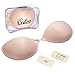 Reusable Invisible Strapless Self Adhesive Backless Silicone Bra(C,Cloth Nude)
