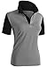 CLOVERY Women's Comfortable Fabric Short Sleeve POLO Shirts BLACK US M/Tag M