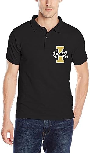CERMQP Men's Idaho Vandals Logo Polo Shirt Black