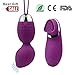 Bullet Vibrator- Kegel Exercise Weights Ben Wa Kegel Balls Weighted Dual 10 Speed Remote Control Waterproof Rechargeable Exercise Kit Gift for Women & Girls Bladder Control & Pelvic Floor Exercises