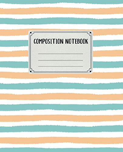 Composition Notebook: Cute Wide Ruled Paper - Lined Primary Journal for Boys Girls Teens Kids Students - for Home School College and Writing Notes -  Black Stars Press, Paperback