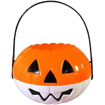Amazon.com: Pumpkin Candy Holder Mini Trick-or-treat Halloween Candy ...