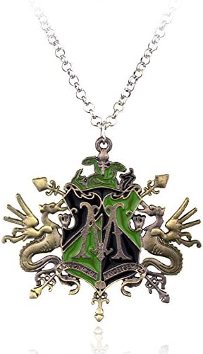 College Wind Drip Pendant Magic Academy Hogwarts Institute Classical Symbols Cosplay Necklace