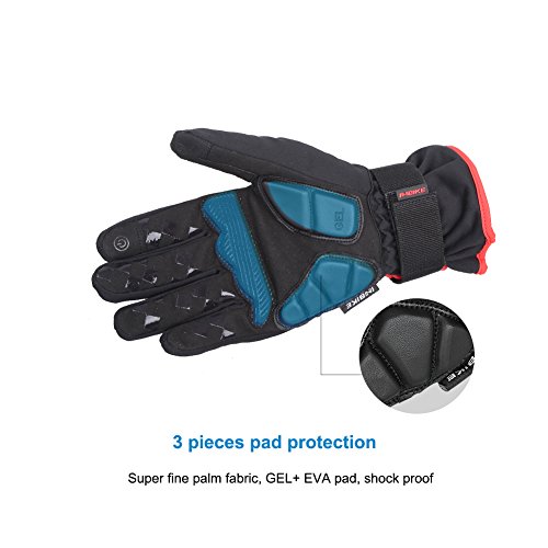 image for INBIKE Mountain Bike Gloves Cycling Gloves MTB Winter Gloves Silicone 