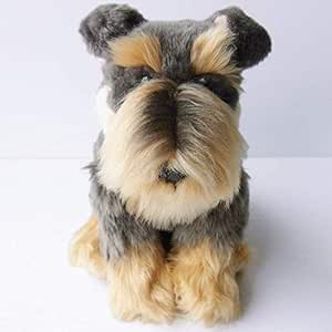 salt and pepper schnauzer stuffed animal