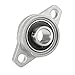 uxcell 4pcs KFL001 12mm Zinc Alloy Self Aligning Pillow Block Flange Bearing