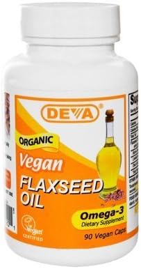 Deva Vegan Flaxseed Oil - 90 Vcaps -pack of 6 by Deva Vegan Vitamins