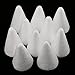 Jili Online 10 Pieces Cone Shape Styrofoam Foam Craft Creative DIY Handmade Party Decoration