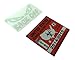BACK OFF Decal Motorcycle Bike Helmet Funny Vinyl Sticker REFLECTIVE (FREE Zombie Hunter Permit Decal)