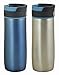 Contigo Autoseal Transit Travel Mug, 14oz - Stormy Weather & Stainless Steel (2 Pack)
