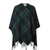 Edinburgh 100% Lambswool Scottish Tartan Mini Cape