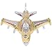 Best Choice Products Kids Toy F-16 Fighter Jet Airplane with Flashing Lights, Sound, Bump & Go Action, Beige