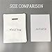 SES.CO 9x12 Inches Premium Glossy White Plastic Merchandise Bags Custom Shopping Bags Wedding Party Favors Bags for Wrapping Underwear Small Clothing Gift Toys Books Cosmetics