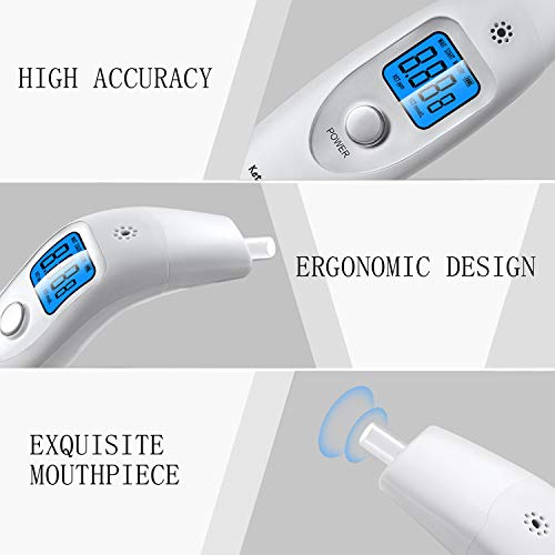 Anntoo Ketone Analyzer for Self-Ketosis Checking with 10pcs Replaceable Mouthpieces - Thumbnail 6