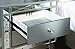 Coaster Home Furnishings Leighton Modern Classic Wood 2-Drawer Bedroom Nightstand Bedside Table Organizer Unit Metallic Mercury 204922