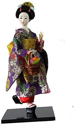 Japanesse Geisha Kimono Beauty Belle Furnishings Silk Geigi Statue Artware Girl Doll Home Decoration Xmas/Wedding/Birthday Gift