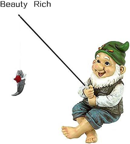 Resin dwarf garden ornament priced between $18.99 and $20.99.