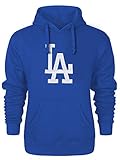 Mens Dodgers Heavy Soft Sweatshirt Hoodie