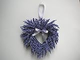 Lavender Heather Heart Wreath