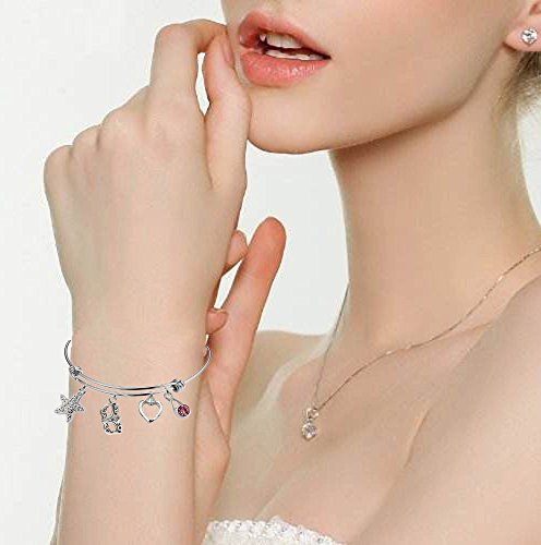YOU DESERVE LOVE AND YOU WILL GET IT Inspirational/LOVE/Positive quotes/Thankful/Beauty/Praise/Religious/Meaningful Charm Bracelets. (LOVE-YOU DESERVE LOVE AND YOU WILL GET IT)