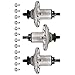 8TEN Mower Spindle for John Deere GY20867 GY20962 GY21098 GY20454 AUC15811 42 48 inch Deck 3 Pack
