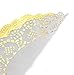 AMKOSKR 100 Pcs 12 Inch Round Lace Gold Paper Doilies Gold Foil Paper Placemats Doily Pad for Cakes Crafts Party Weddings Tableware Decor