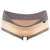 Intimate Portal Women's Under the Bump Maternity Cradle Cotton Brief