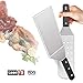 Leonyo 9 Pcs Griddle Grill Accessories, BBQ Accessories, Stainless Steel Metal Spatulas Scraper Grilling Tools Kit for Indoor & Outdoor Barbecue Cast Iron Flat Top Grill Camping Cooking
