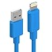 Apple Cord, Cambond Certified 8 Pin Cable Lightning Data Sync Stepped Apple Cable for iPhone 7 / 7 Plus / 6 6 Plus 6s 6s Plus, iPad Air, iPad mini, iPad, iPod ( Blue 6ft )