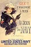 (13x19) U.S. Navy I'd Join the Navy WWII Propaganda Vintage Poster
