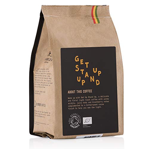 Get Up Stand Up Leicht gerösteter gemahlener kaffee organic bio, Marley Coffee, aus der Familie von Bob Marley, 227g – Bild 3