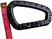 Tactical Carabiner Keychain - LeBeila Light Weight Polymer D-Ring Clip Hanging Hooks Super Strong Molded Carabiners Hanging Buckle (5PCS, Black)